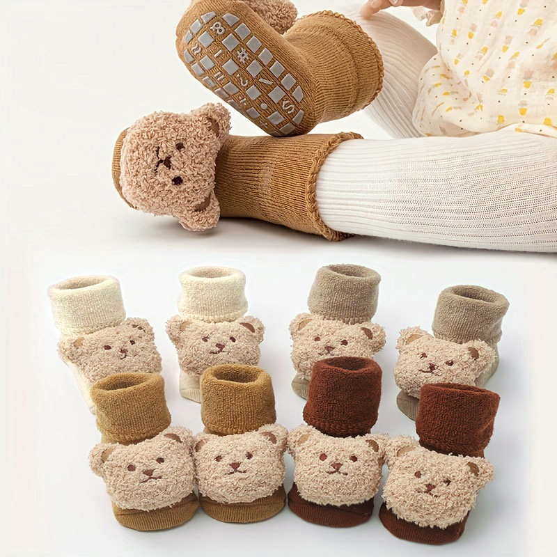 Unisex Baby Socks Non Slip - 아기 양말 면화 두꺼운 따뜻한 아늑한