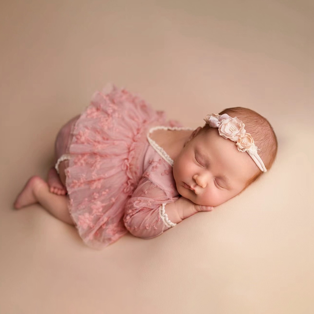 Newborn Baby Girl Romper Floral - 아기 소녀 투투 드레스 핑크 레이스
