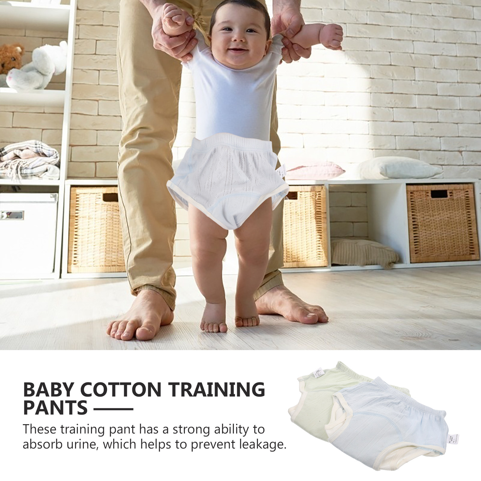 고급 면 소재로 제작된 2개 세트의 유아용 훈련용 속옷 - Toddler Training Pants Leak Proof 리뷰 및 가격