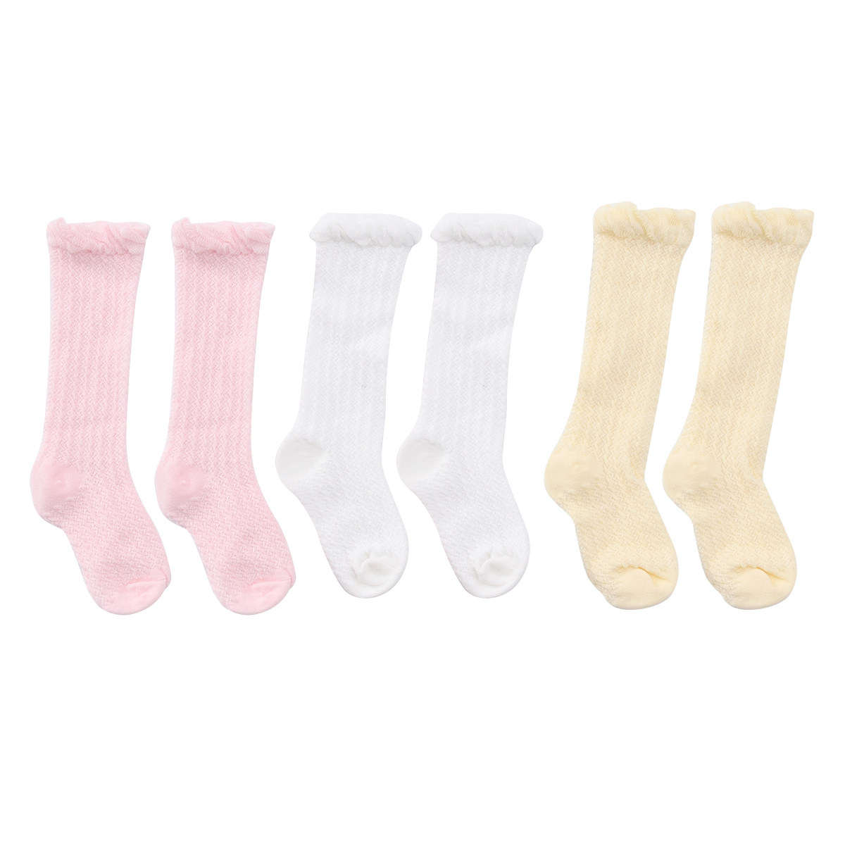 여름용 아기용 긴 양말 3켤레: 면 소재, 통기성 좋은 - Unisex Baby Socks Non Slip 리뷰 및 가격